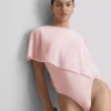Cape overlay bodysuit