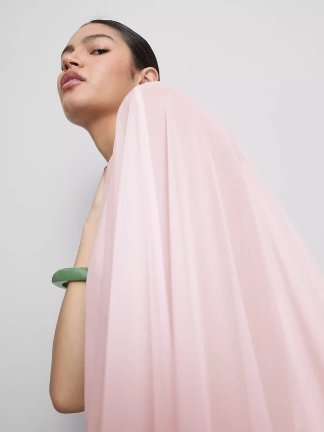 Cape overlay bodysuit
