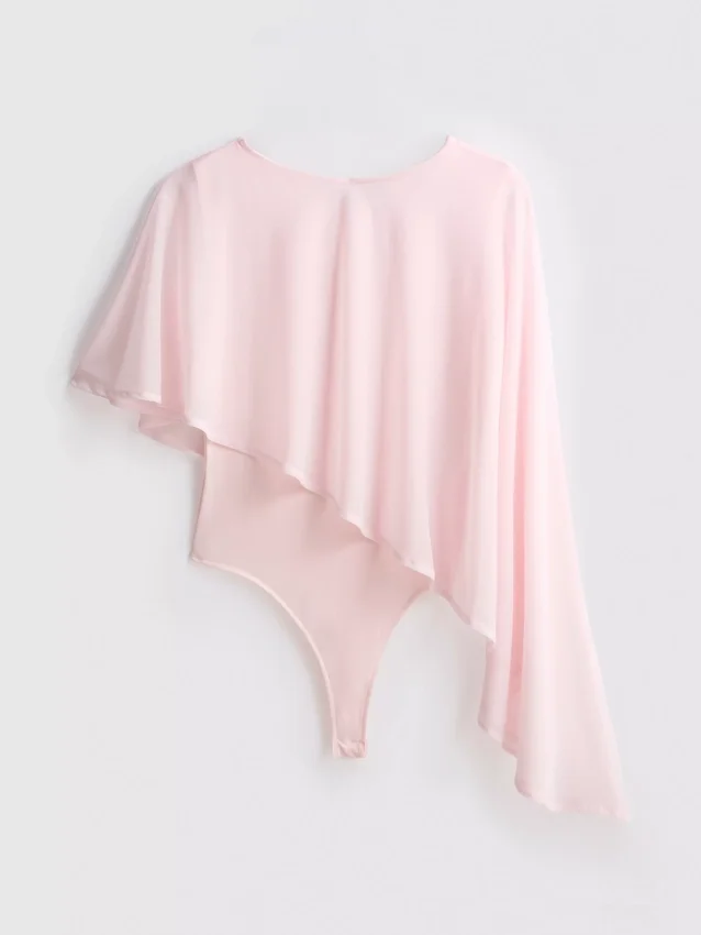Cape overlay bodysuit