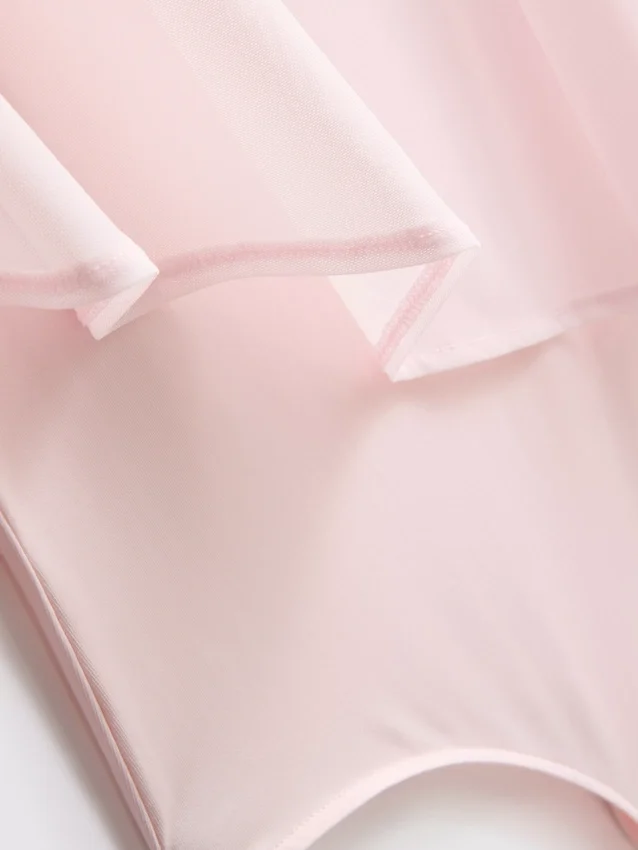 Cape overlay bodysuit