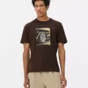 Car wheel graphic short sleeve t-shirt