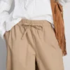 Casual barrel leg pants