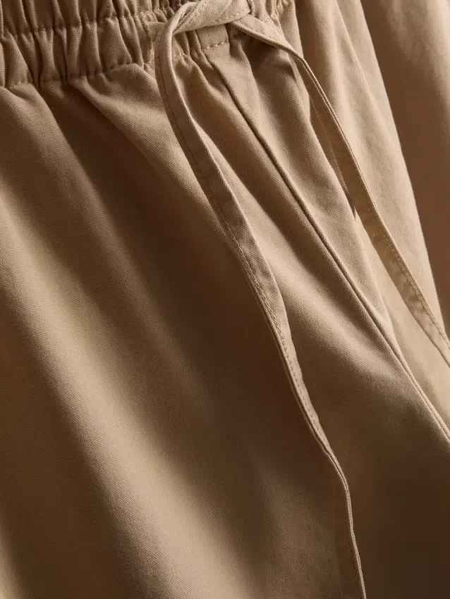 Casual barrel leg pants
