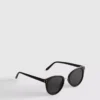 Cat-eye brow bar sunglasses
