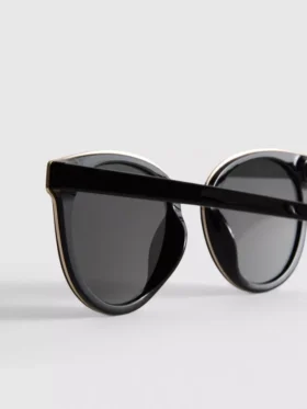 Cat-eye brow bar sunglasses