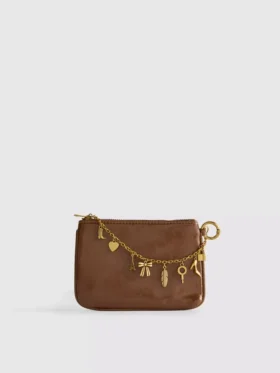 Charm detail purse