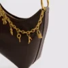 Charm detail shoulder bag