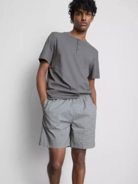 Check short pajamas