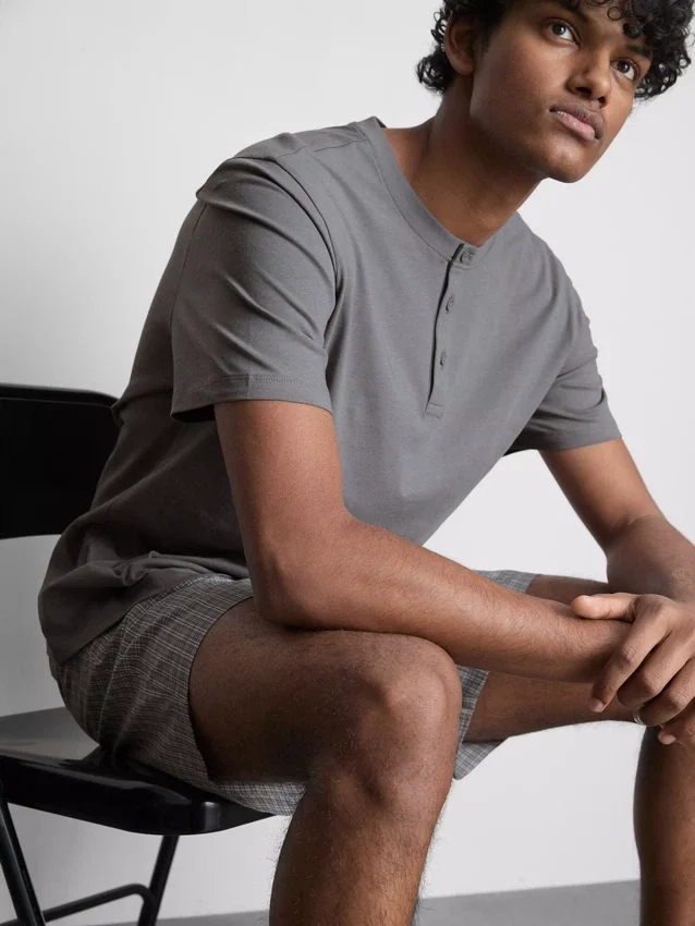 Check short pajamas