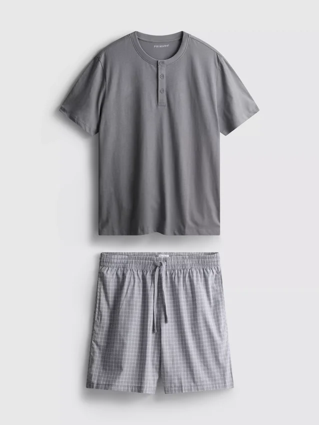Check short pajamas
