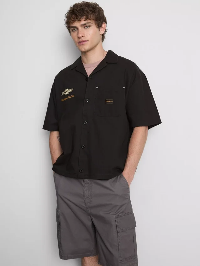 Chevrolet revere collar shirt