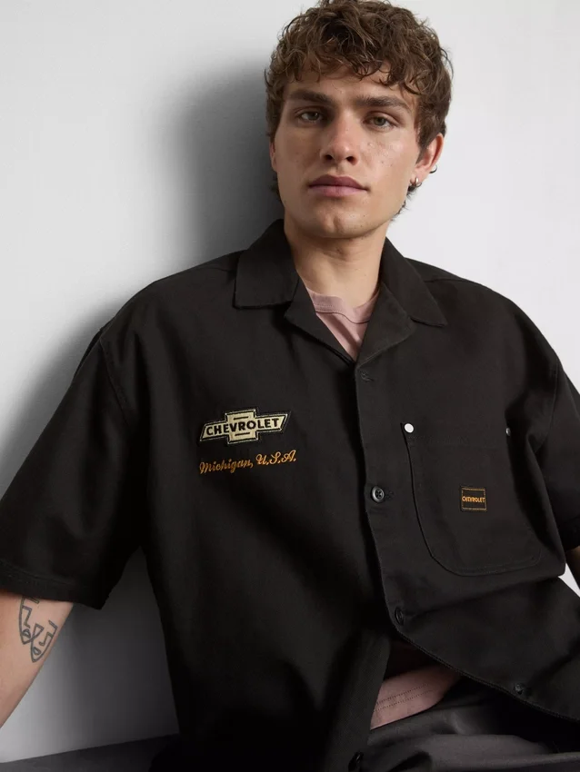 Chevrolet revere collar shirt