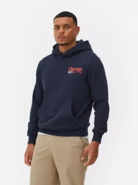 Chicago deep dish graphic hoodie