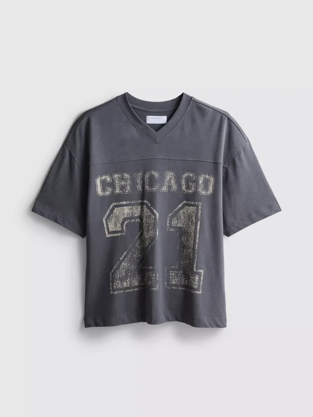 Chicago graphic v-neck t-shirt