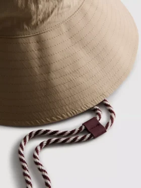 Chin strap bucket hat