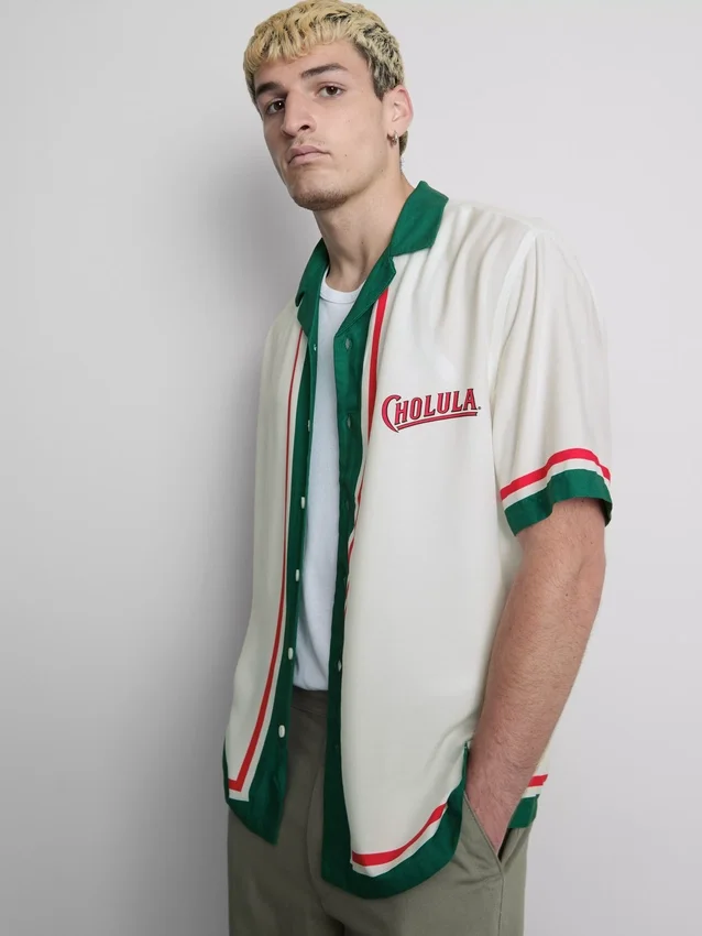 Cholula revere collar shirt