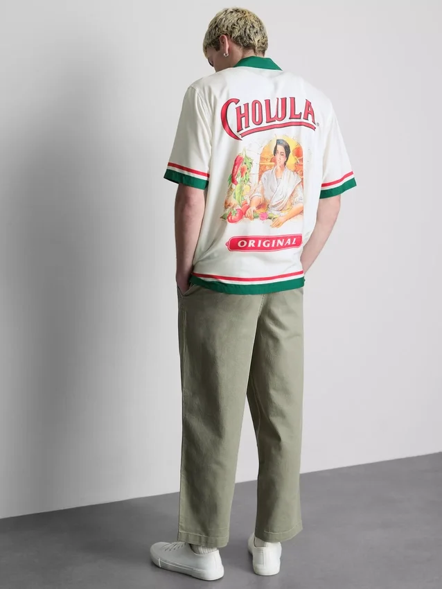 Cholula revere collar shirt
