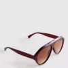 Chunky aviator-style sunglasses
