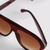 Chunky aviator-style sunglasses