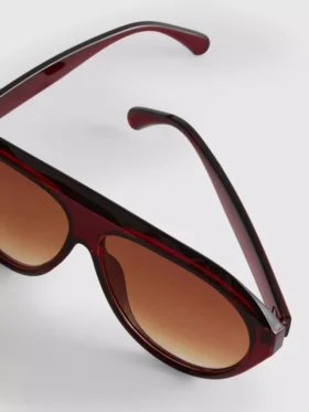 Chunky aviator-style sunglasses