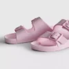 Chunky double buckle strap sandals