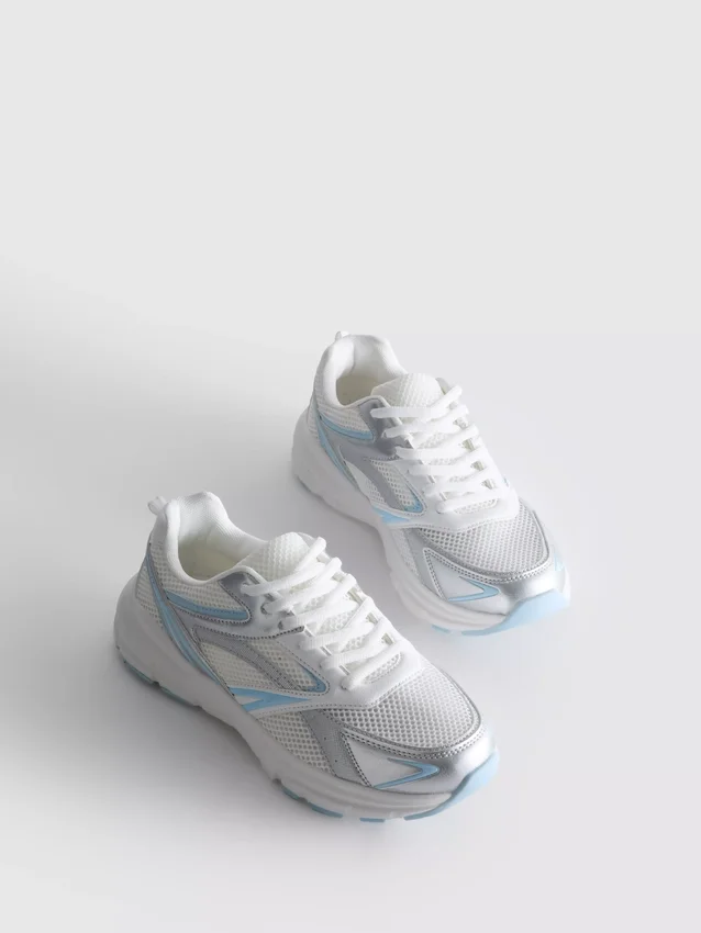 Chunky mesh sneakers