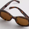 Chunky oval sunglasses