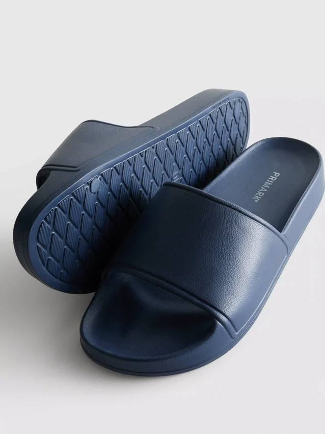 Chunky-sole pool slides