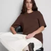 Cinched heavy weight tee