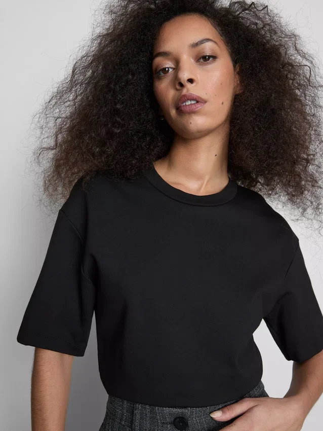 Cinched heavy weight tee