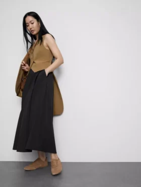 Circle maxi skirt