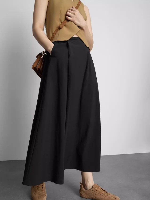 Circle maxi skirt