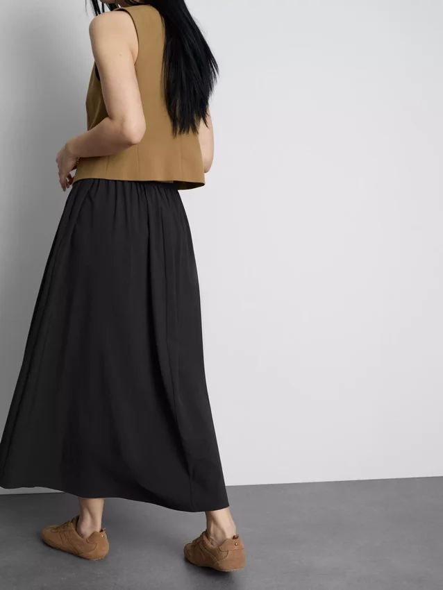 Circle maxi skirt