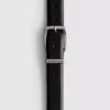 Classic buckle slim belt