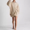 Classic cotton-blend button-down shirt