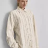 Classic cotton-blend button-down shirt
