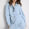 Classic cotton-blend button-down shirt