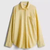 Classic cotton-blend button-down shirt