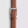 Classic-style faux leather belt