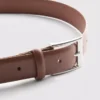 Classic-style faux leather belt