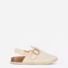 Closed toe mule sandals