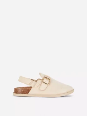 Closed toe mule sandals