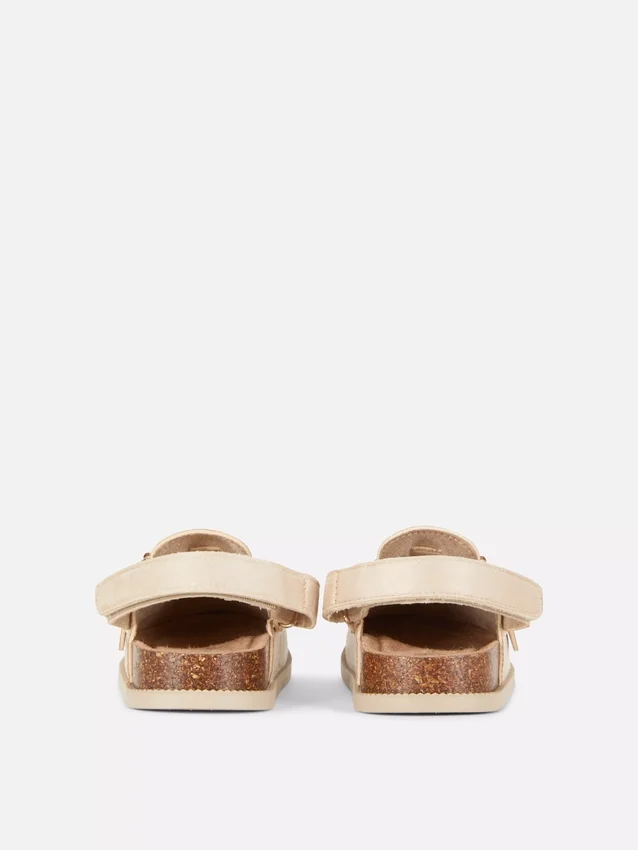Closed toe mule sandals