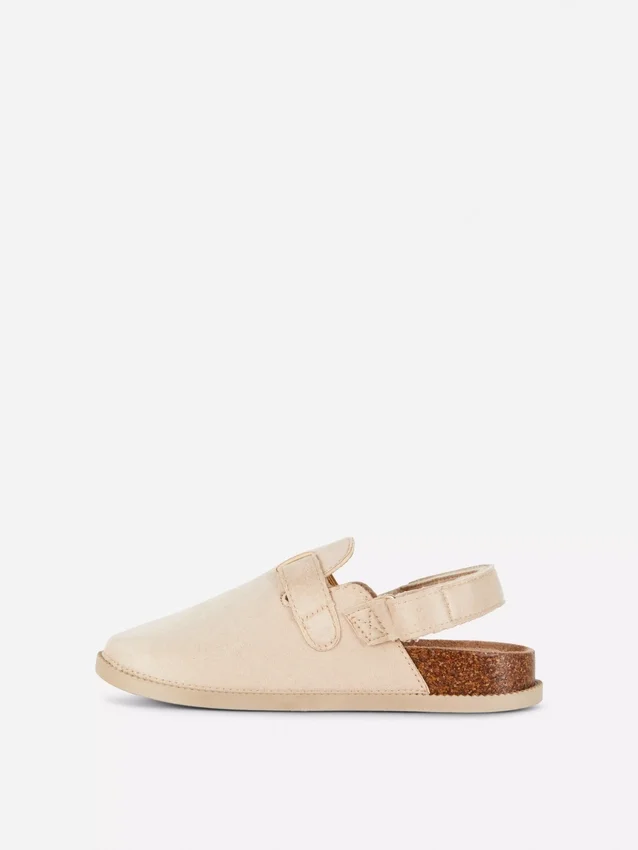 Closed toe mule sandals