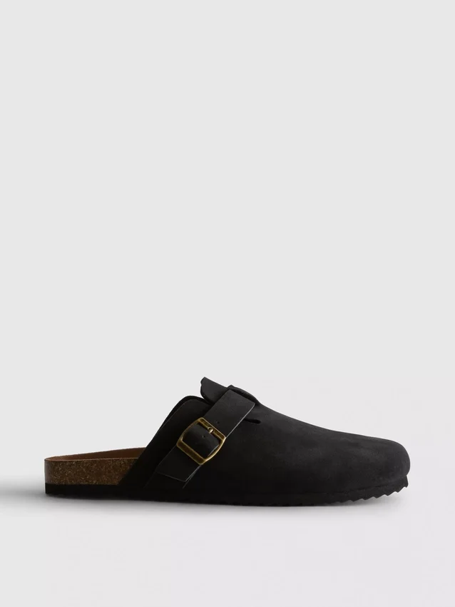 Closed toe mule slippers