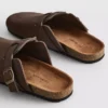Closed toe mule slippers