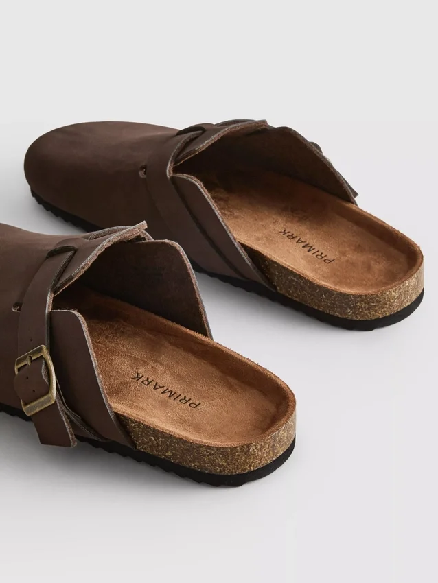 Closed toe mule slippers