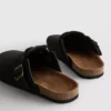 Closed toe mule slippers