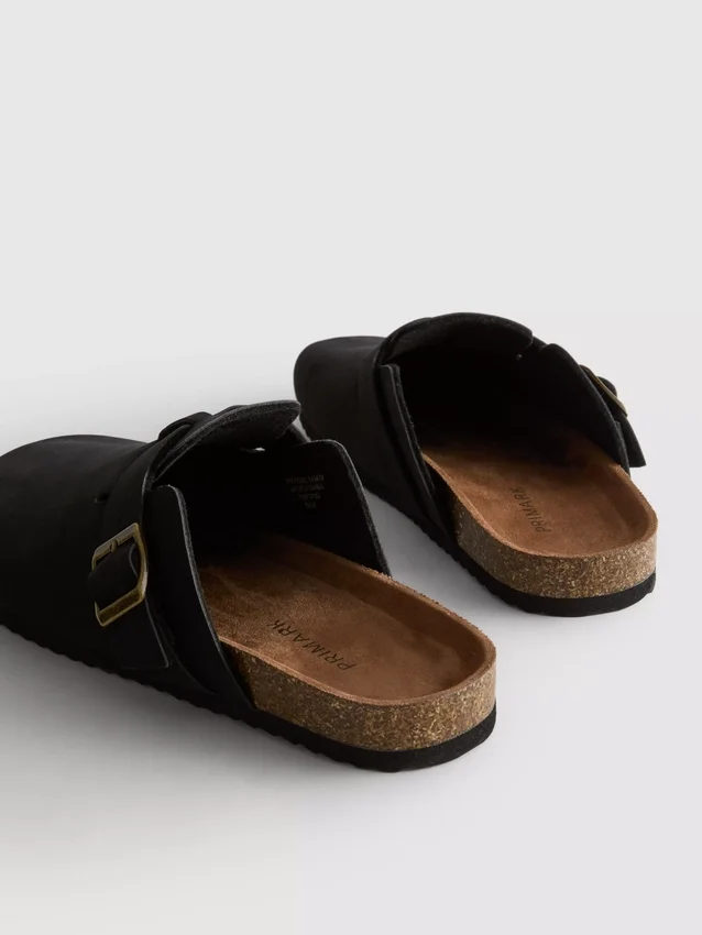 Closed toe mule slippers