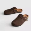 Closed toe mule slippers